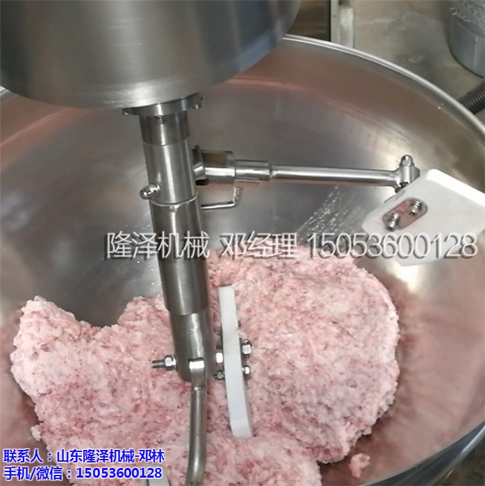 隆澤機械自動炒炸醬鍋，一鍋炒醬二三百斤